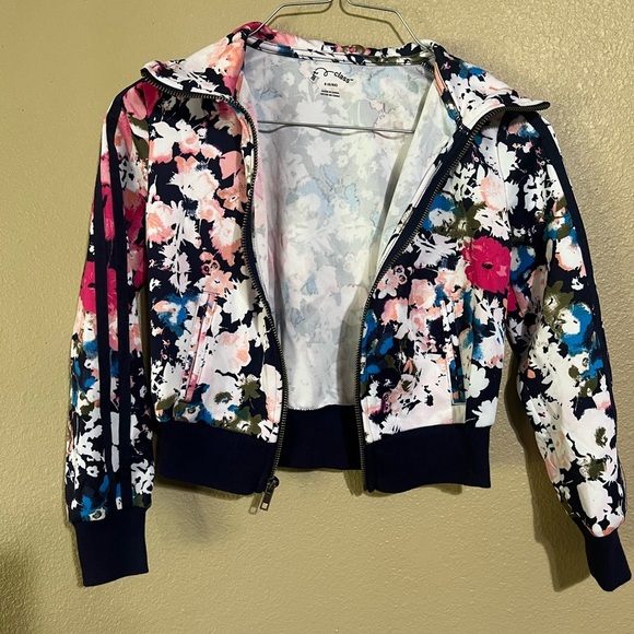 Art Class Girls Floral Active Jacket Girls S(6/6X) - Picture 3 of 7